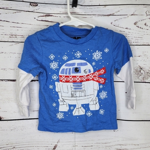 Star Wars‎ R2DR Winter Christmas Long Sleeve Shirt